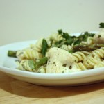 Sesame Chow-Chow Chicken & Asparagus Pasta