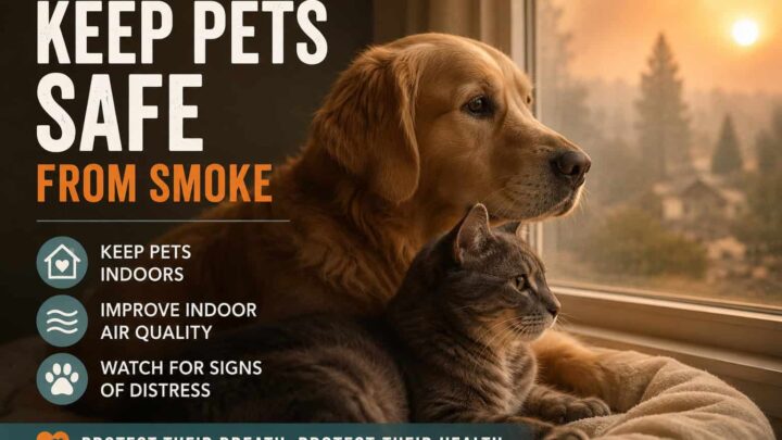 How to Keep Pets Safe During Smoky Conditions Protecting Dogs and Cats from Smoke and Poor Air Quality