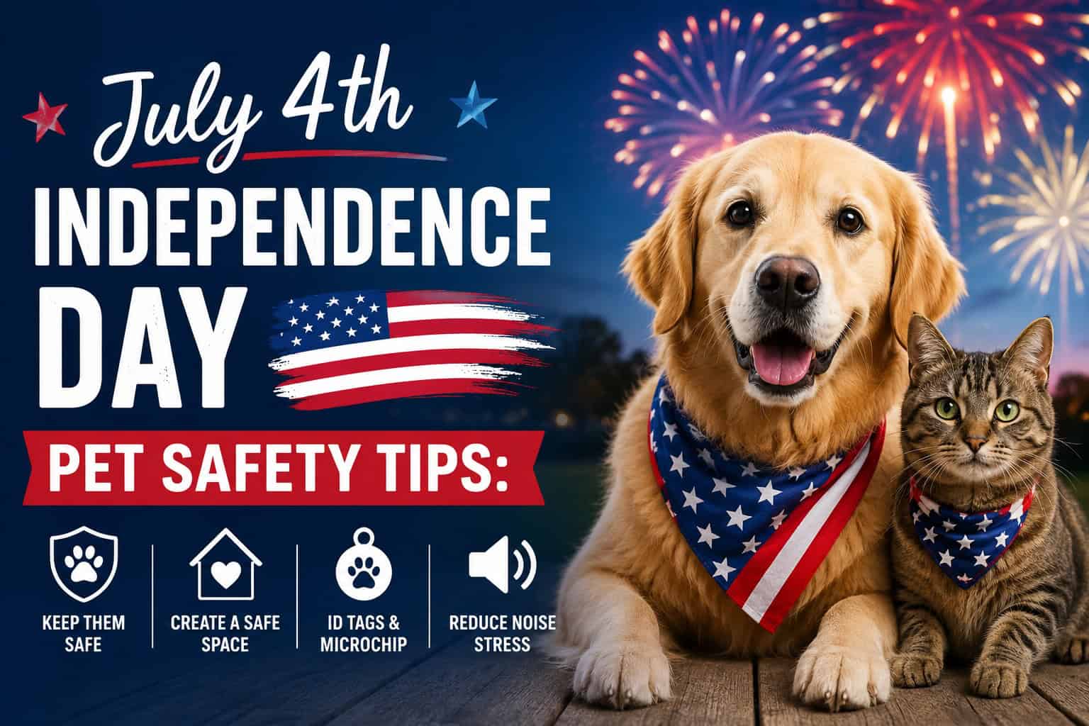 July 4th Independence Day Pet Safety Tips