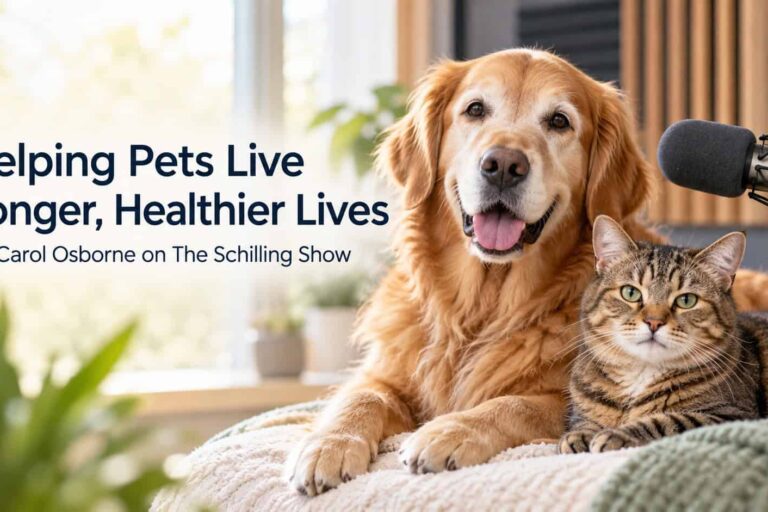 Helping Dogs and Cats Live Longer, Healthier Lives Dr. Carol Osborne on The Schilling Show Helping Dogs and Cats Live Longer, Healthier Lives: Dr. Carol Osborne on The Schilling Show